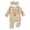 Khaki, variant on FASHOFT Baby Boy Halloween Outfit Fall Winter Long Sleeve Long Pants Romper 3 Colors Unisex Infant Jumpsuit For Baby Daily Party Wear Toddler Halloween Costume Khaki 6-12 Months