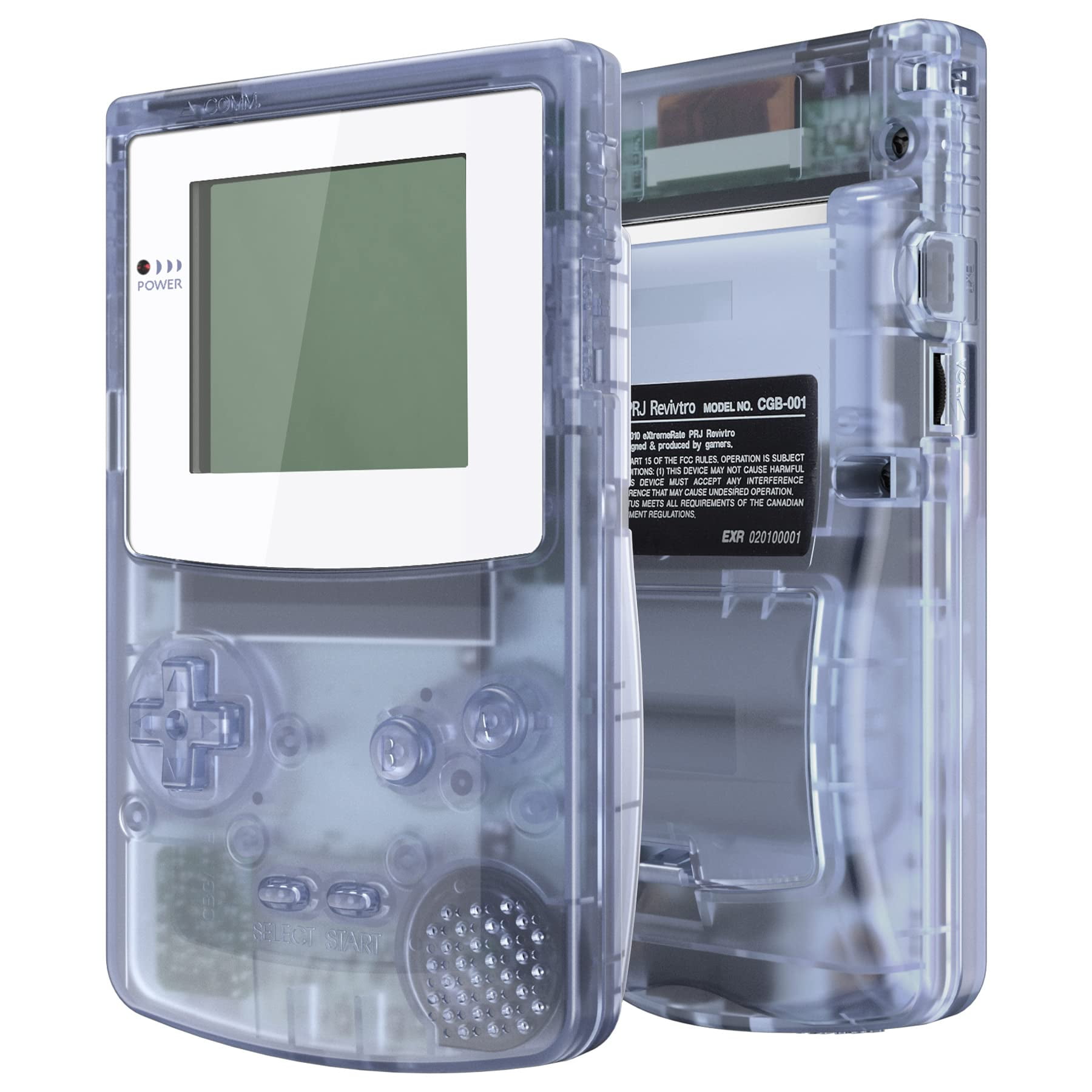 IPS Ready Upgraded eXtremeRate Glacier Blue Replacement Shell Full Housing  Cover & Buttons for Gameboy Color – Fit for GBC OSD IPS & Regular IPS &  Standard LCD – Console & IPS