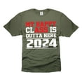 thumbnail image 4 of My Happy Class Is Outta Here Shirt Funny Graduation Shirts Graduation 2024 T-Shirts Funny Unisex Tee (Large Navy Blue), 4 of 6
