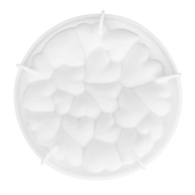 Molde Para Tartas, Molde Para Mousse Reutilizable Flexibilidad Silicona Durable Para Hornos Microondas Para Z