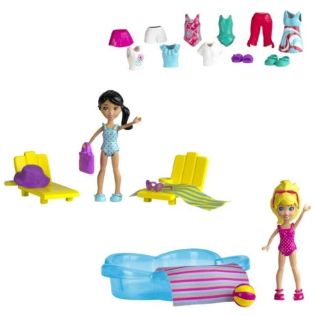 polly pocket poolin around playset