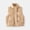 Khaki, variant on Toddler Boys Puffer Vest Jacket Boys White Vest Full-Zip Lightweight Windproof Sleeveless Outwear Kids Winter Vest 18-24 Months