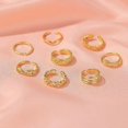 thumbnail image 3 of Adjustable Toe Rings For Women Summer Beach Rose Gold Silver Hypoallergenic Open Toe Ring Set, 3 of 3