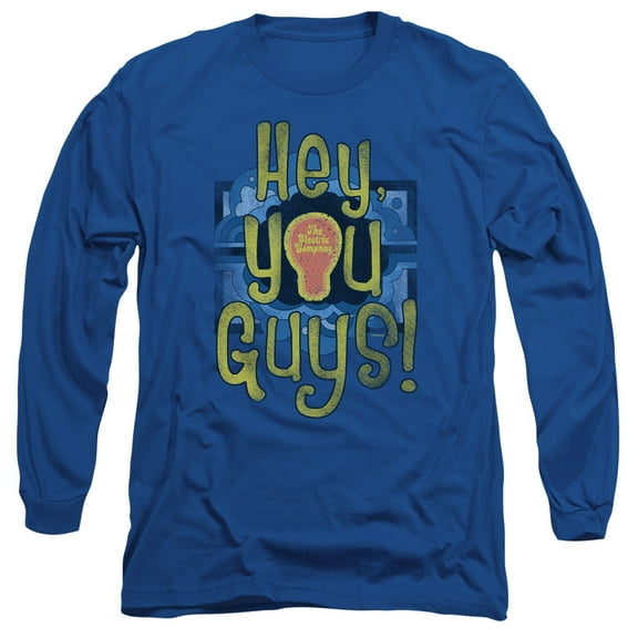 Electric Company/Hey You Guys-Long Sleeve Adult 18/1 Royal Blue