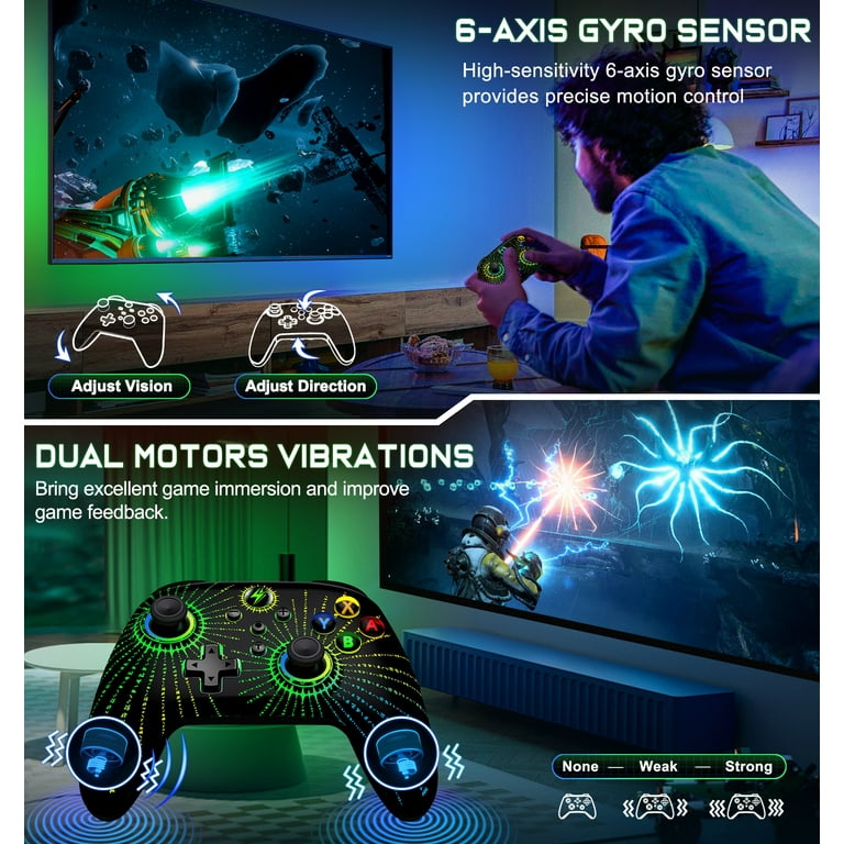 Nintendo Switch GT FORCF Pro Nintendo Switch 2 Pro-Controller with NO DRIFT hall sensing