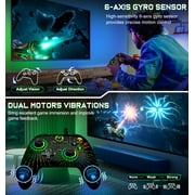 Switch 2 Controller, Wireless Switch Pro Controller for Switch/Switch 2/OLED/PC/Android/IOS, 2 Pack