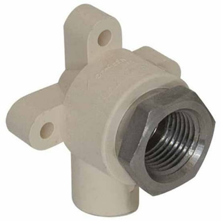 Brass Drop - Flow-Guard 86030 Gold Brass Drop Ear Elbow - CPVC