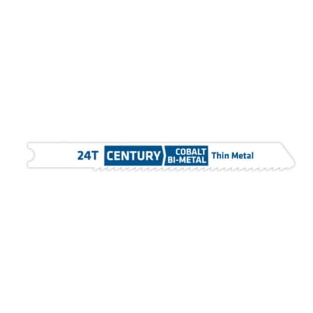 UPC: 0081838062248 | Century Drill & Tool Jig-Saw Blade  24T Bi-Metal 2-3/4  Length .040 Thickness Universal Shank