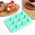 thumbnail image 4 of SHISUYAN Creative Silicone Dog Shape Ice Cube Tray for Baking Use Blue, 4 of 9