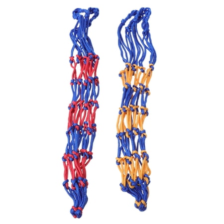 LOLIPPYY 2-Pack Assorted Color Basketball Carrying Bags for Sports Training School Use and Equipment Storage
