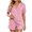 New-Pink, variant on yillto Pajamas Set for Women Short Sleeve Sleepwear Button down Pjs Soft 2 Piece Shorts Lounge Sets