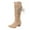 Khaki, variant on Wyzesi Platform Mini Boots for Women Ladies Fashion Suede Tassel Rhinestone Boots Pointed Toe High Heel Boots Christmas Boots for Women