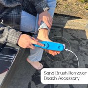 LISTEN The Clean Fin Surf Brush Fin Tool Blue