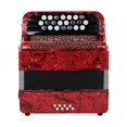 thumbnail image 2 of Fearlessin Accordion 8 Bass 22 Key Professional Instrument Musical Adults Equipment Replaced Music Supply Accessory Accordions Red, 2 of 6