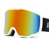 Ski Snowboard Anti-Fog UV400 Goggles Double Lens Cylinder Glasses Uxcell