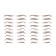 thumbnail image 5 of Minnieouse 6 piezas de pegatinas de tatuajes de cejas para niñas, impermeables, cosméticos para mujeres, cejas postizas, adhesivos cosméticos Type2 NO2, 5 of 6