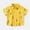 Yellow, variant on Piuwrlz Kids Button polo T-Shirt 4 Years Boys Summer polo Shirts Loose Lapel Collar Shirt School Uniform T Shirt Yellow Size 4 Years
