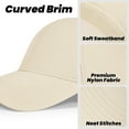 thumbnail image 3 of TOPTIE 6 Panel Unisex Nylon Trucker Hat, Unstructured Breathable Baseball Cap, Adjustable Sun Protection Mesh Hat Trucker Cap, 3 of 7