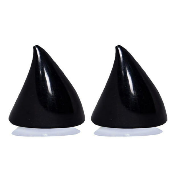 Cuerno Para Casco De Motocicleta, 2 Uds., Casco De Motocicleta De Plástico Suave, Cuernos Con Ventosa, Accesorios De Decoración Para Casco De Motocicleta Kearding VI009054-01