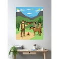 thumbnail image 2 of Cowboys And Indians Poster Wall Art, Modern Wall Decor For Living Room Bedroom, 24x36 UNFRAMED, 2 of 3