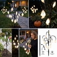 thumbnail image 4 of Solar Halloween Ghost Tree Stake Lights, Waterproof LED Ghost Lamp with Adjustable Flexible Branches, Automatic Dusk-to-Dawn Solar Charging, Cute Warm Glow Plastic Yard Fall Holiday Decor Gift, 4 of 6