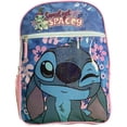 thumbnail image 2 of Disney Blue Lilo and Stitch "Sweet Yet Spacey" 16" School Travel Backpack ages 3+, 2 of 4