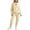 Beige, variant on Women'S Sweatsuits - Long Sleeve Hoodie With Sweatpants Womens Matching Sets Fall Lounge Sets