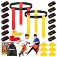 thumbnail image 1 of Set de cinturones ajustables para 14 jugadores con bandera de fútbol NOONCRAZY, 1 of 7