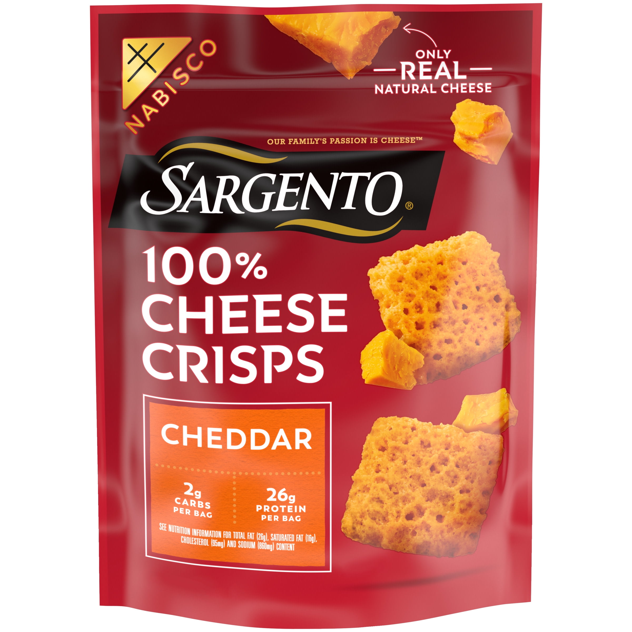 SARGENTO® 100 Cheese Crisps, Cheddar, 2 oz