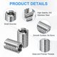 thumbnail image 2 of Uxcell 10-Pcs Adaptadores de Rosca Tuerca Reductora M8x1.25 Macho a M6x1 Hembra 12mm, 2 of 7