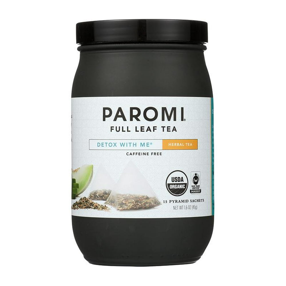 Paromi Tea, Detox with Me, Organic and Fair Trade Herbal Infusion, Full ...
