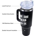 thumbnail image 4 of Christian Inspirational Jesus 40oz Tumbler With Handle and Straw - Gift for Women, Mom, Friend, Sister, Coworker - Thank You and Birthday Present, 4 of 6