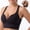 Black, variant on Wireless Sports Bra for Women Pink Small - Seamless Ribbed Yoga Bralette with Crisscross Strappy Back, Padded Cups, Breathable Micro-Mesh Lining and Soft Binding