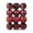 F, variant on Cmunyle Red Christmas Tree Ornaments 24-Pack 3Cm Plastic Hanging Balls Shatterproof For Holiday Decor Electroplating Design For Tree And Home Festive Decoration A