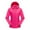 Hot Pink, variant on Honeeladyy Women Color Outdoor Long Sleeve Zipper Sunscreen Windproof Raincoat Plus Size Hooded Jacket Coat