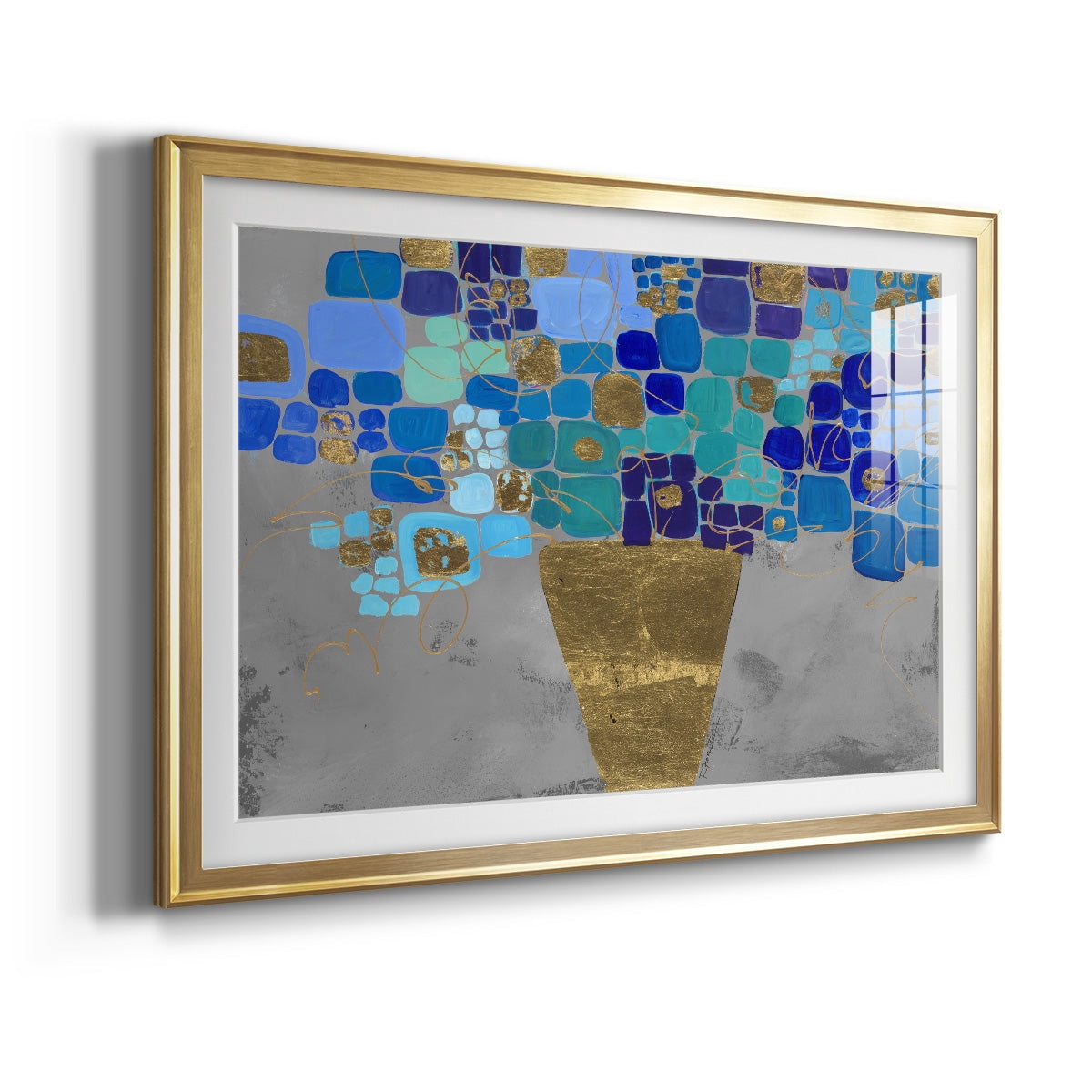 Blue Love Premium Framed Print - Ready to Hang