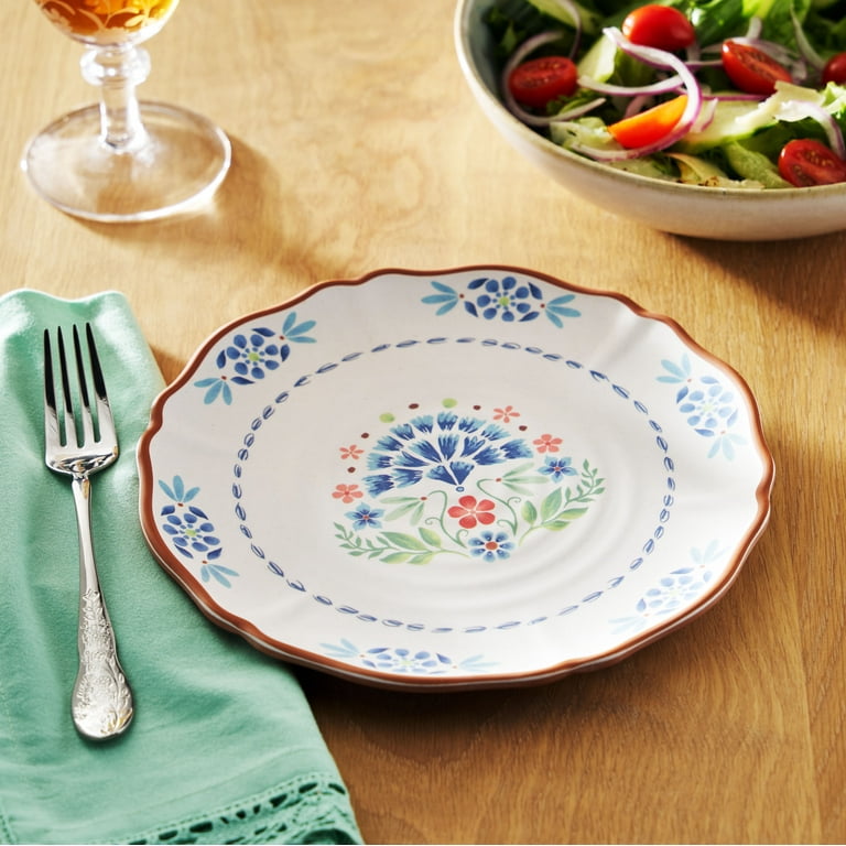 The Pioneer Woman Hattie 12-Piece Bamboo Melamine Dinnerware Set