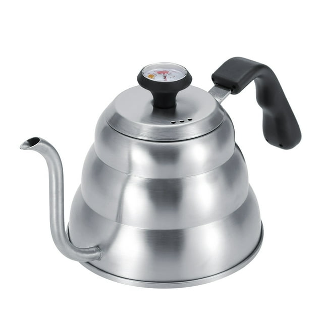 Stainless Steel Pouring Drip Kettle, Large Capacity With Gooseneck For Precise Pouring Of Hot Water Or Coffee, Ergonomic Handle, Safe For Gas, Electric, And