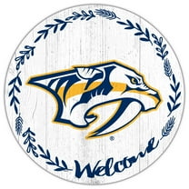 Nashville Predators 12" Welcome Circle Sign