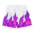 thumbnail image 5 of Ofertas en iluminación DDAPJ pyju Men's Hawaiian Beach Shorts Novelty Swim Trunks Drawstring Elastic Waist Board Shorts Cool Graphic Shorts with Pockets Hot Pink XXXL, 5 of 9