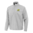 thumbnail image 2 of Men's-Antigua  Heather Gray William Byron Brisk Quarter-Zip Pullover Jacket, 2 of 3