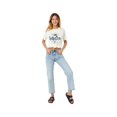 thumbnail image 4 of Salty Crew Women's Scripted Boyfriend Relaxed Fit Premium Tee T-Shirt (X-Small, Bone (Cream)), 4 of 5