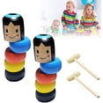 thumbnail image 1 of Pequeña Figura de Madera - Negro 2pcs Ofspeizc WMZL-619-3, 1 of 7