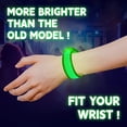 thumbnail image 2 of 8 PCS LED Glow Bracelets, Christmas Light Up Bracelets Set - Glow in The Dark Party Bracelets Favors Supplies for Christmas, Concerts, Festivals, Game Prizes, Sports, Rave Accessories., 2 of 14