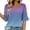 A007 Blue, variant on bnaln Summer Tops for Women Trendy Floral Print T-Shirts Square Neck Short Sleeve Boho Tops Dressy Casual Elegant Tunic Shirts Beach Vacation Cute Tees Blouses Summer Outfits