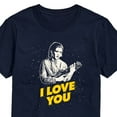thumbnail image 3 of Star Wars - Valentine Princess Leia I Love You - Men's Short Sleeve Graphic T-Shirt, 3 of 5