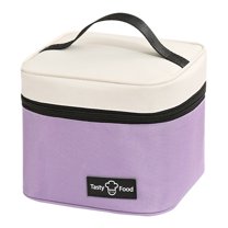 Guanhe Tote Lunch Bag Thickened Aluminum Film, Oxford Cloth Handheld Insulated Bento Bag Lunch Box Bags for Office Picnic Travel