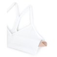 thumbnail image 5 of Sostén CRZ YOGA Butterluxe con escote en V fruncido sin varillas blanco XS, 5 of 5