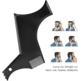 thumbnail image 3 of Beard Styling Comb Beard Shaping Tools, Beard Styling Black Plastics Hairline Trimming Beard Beauty Template, Flexible Stencil Comb/Contour Tracer Comb/Beard Guide Comb, 3 of 8