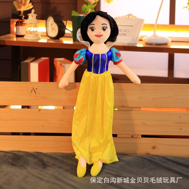 Disney-Muñeca de la película Cenicienta Blancanieves para niñas, juguete de peluche de princesa Sophia, muñeca de trapo, accesorios de Cosplay para fiesta, juguetes calmantes, regalos